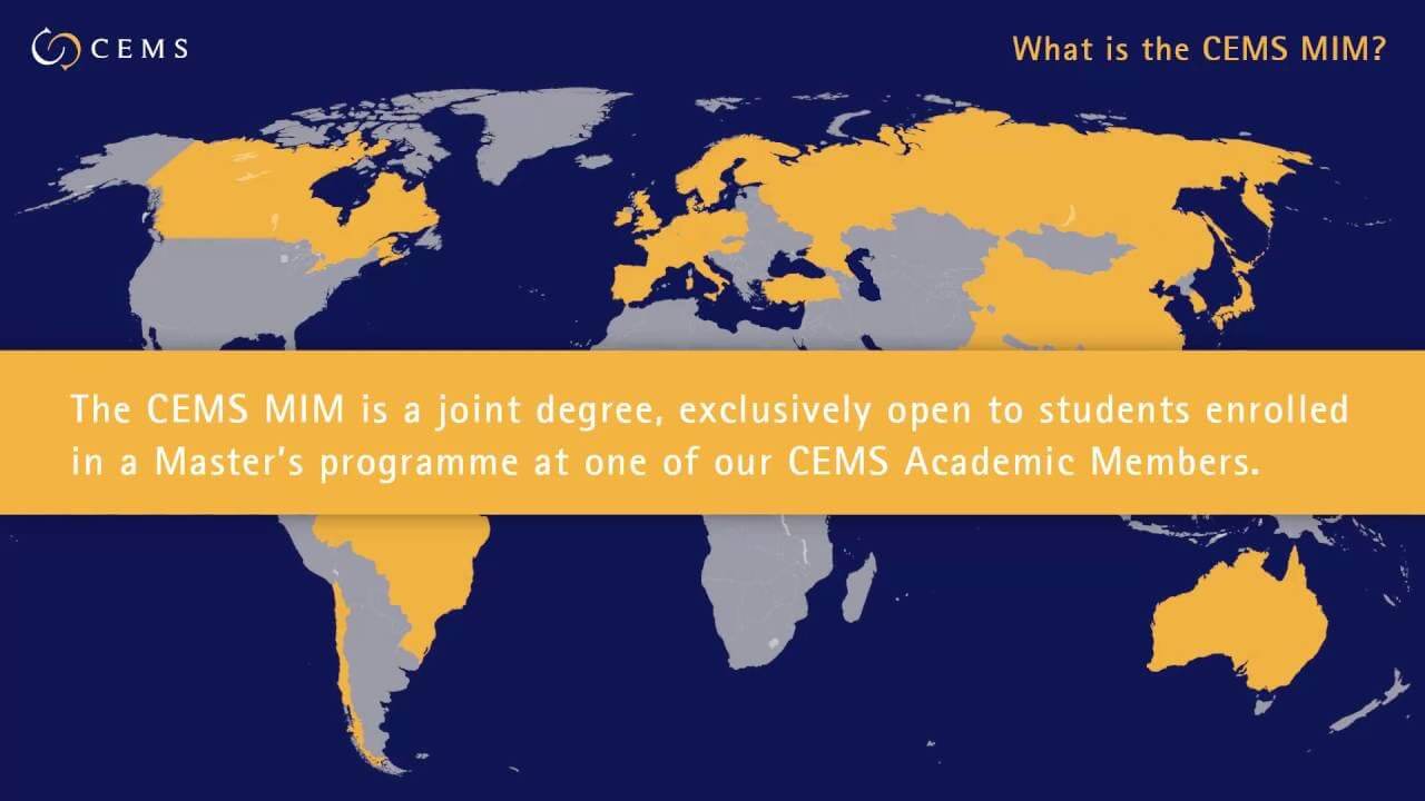 How to became a CEMS student